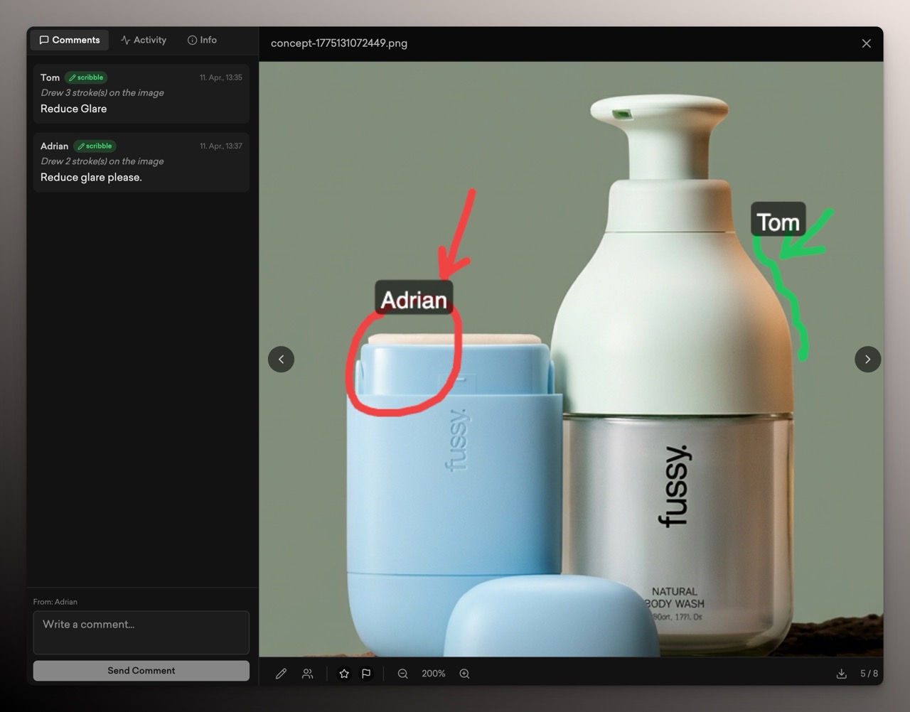Pikd file-sharing interface